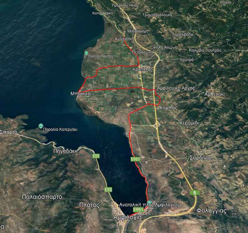 Amfilochios Run 2026 Map