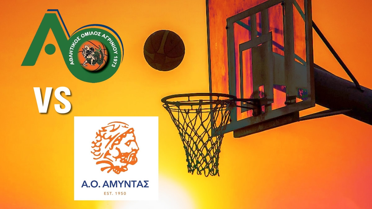 Αγώνας μπάσκετ μεταξύ Α.Ο. Αγρινίου - Α.Ο. Αμύντας (Σάβ 5/2/2022 17:00)